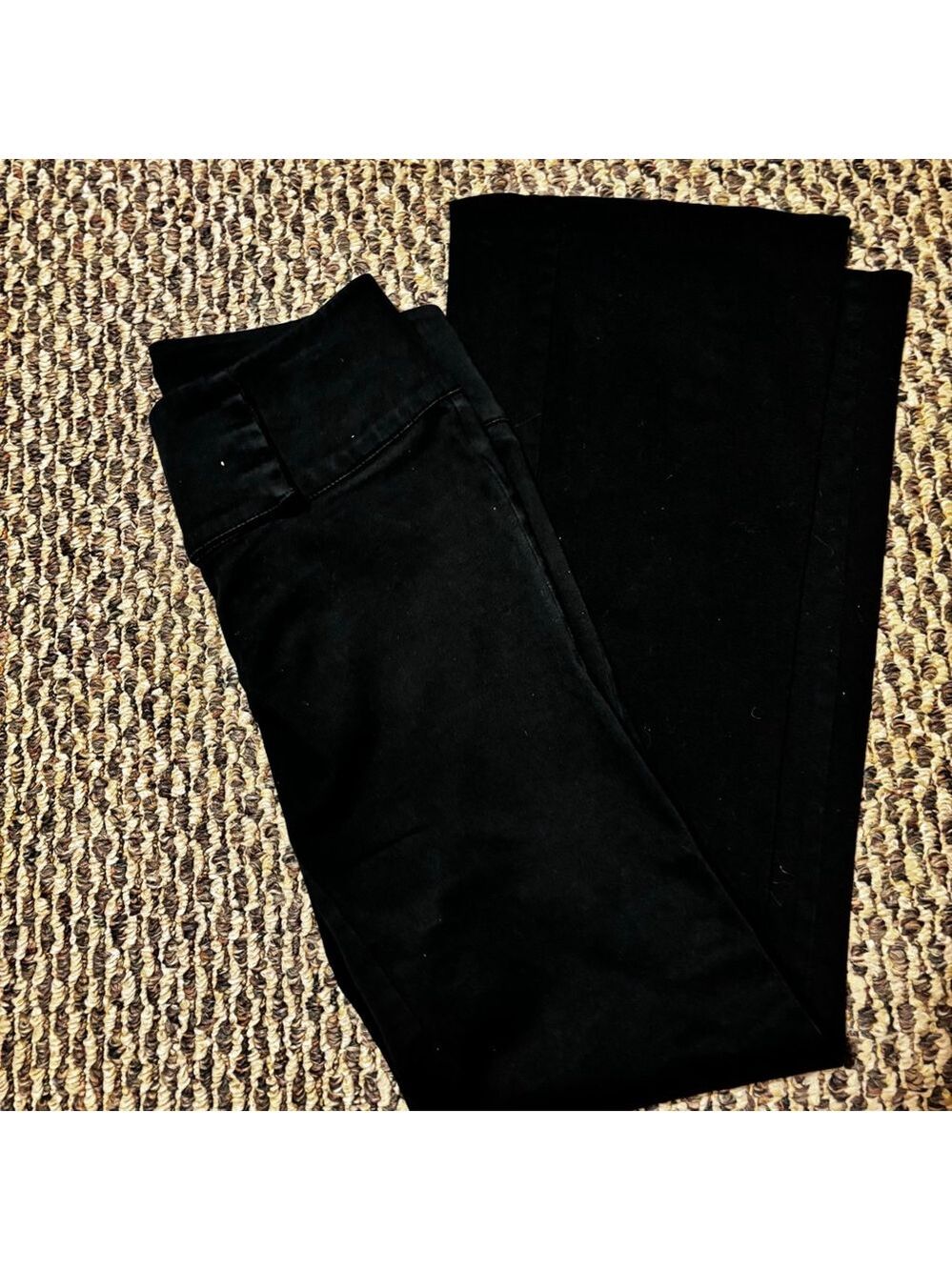 Vintage Low Rise Rampage Black Boot Cut & Flare Pants 0 - Picture 10 of 11